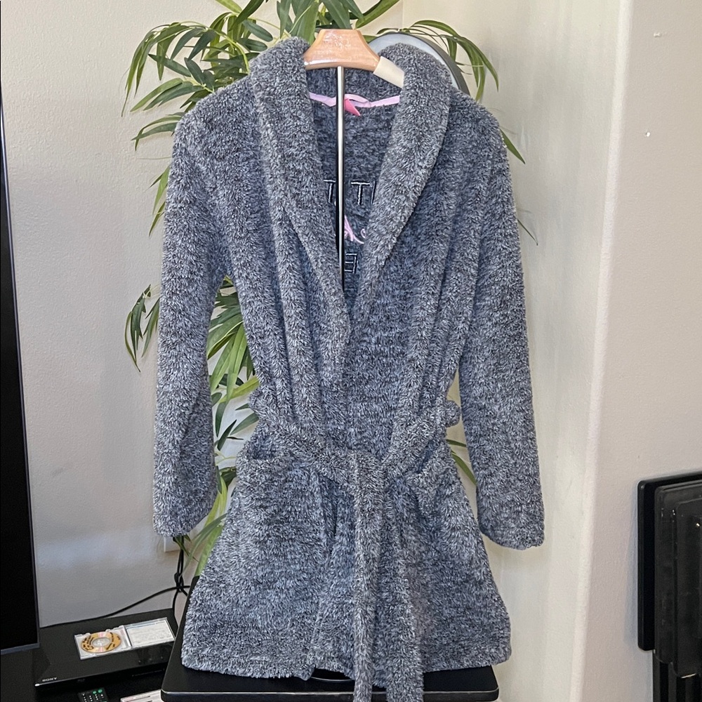 Jenni Gray and Pink Cozy Robe